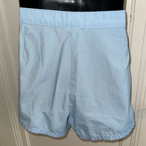 Vintage late 60s/early 70s Jantzen Light Blue Flat Front Shorts - Picture 6 of 8
